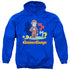CURIOUS GEORGE/WHO ME - ADULT PULLOVER HOODIE - ROYAL BLUE