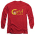 CURIOUS GEORGE/CURIOUS - L/S ADULT 18/1 - RED