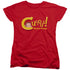 CURIOUS GEORGE/CURIOUS - S/S WOMENS TEE - RED