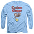CURIOUS GEORGE/HANGIN OUT - L/S ADULT 18/1 - CAROLINA BLUE