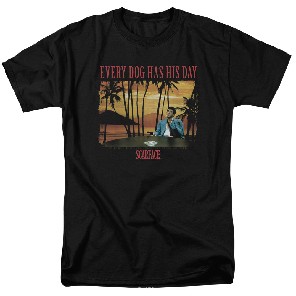 SCARFACE/A DOG DAY - S/S ADULT 18/1 - BLACK