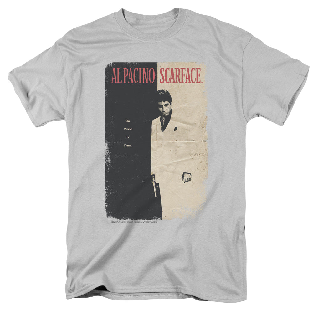 SCARFACE/VINTAGE POSTER - S/S ADULT 18/1 - SILVER