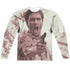 SCARFACE/WAR CRY (FRONT/BACK PRINT) - L/S ADULT POLY CREW  - MULTI