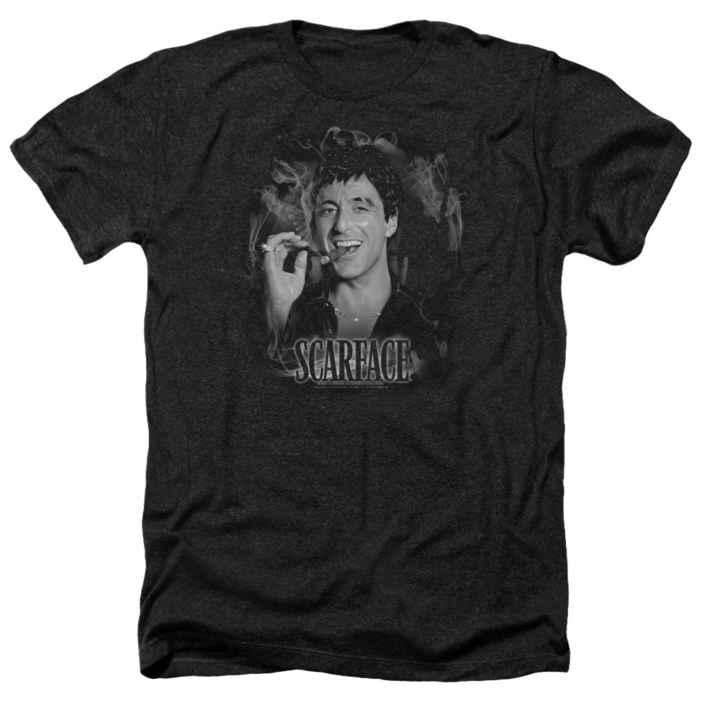 SCARFACE/SMOKEY SCAR - ADULT HEATHER - BLACK