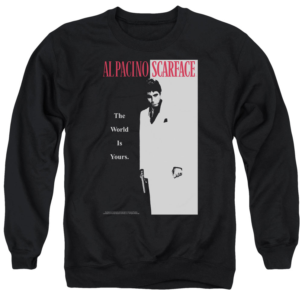 SCARFACE/CLASSIC - ADULT CREWNECK SWEATSHIRT - BLACK