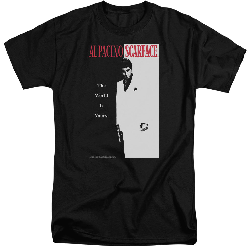 SCARFACE/CLASSIC - S/S ADULT TALL 18/1 - BLACK