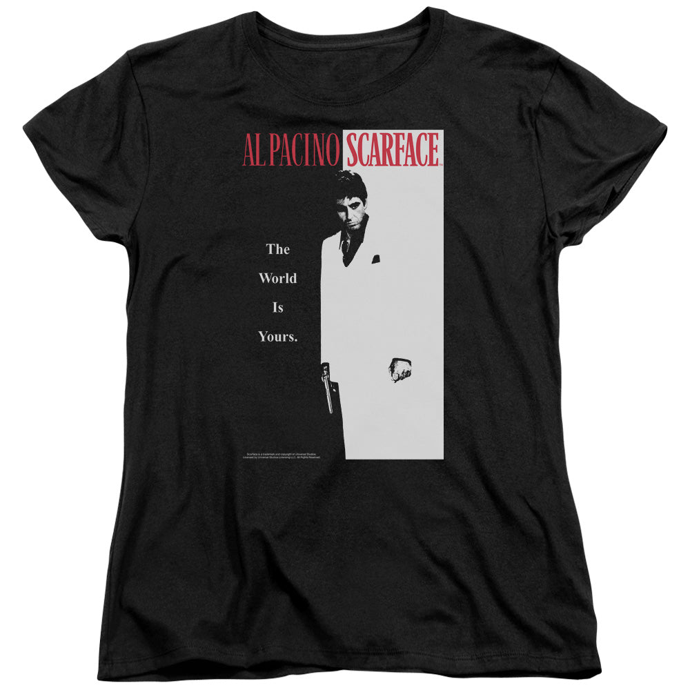 SCARFACE/CLASSIC - S/S WOMENS TEE - BLACK
