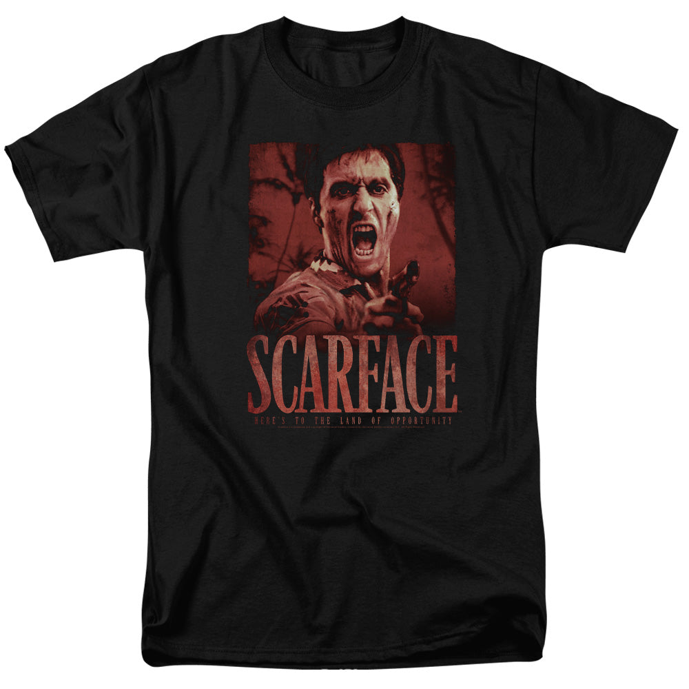 SCARFACE/OPPORTUNITY - S/S ADULT 18/1 - BLACK