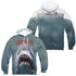 JAWS/POSTER (FRONT/BACK PRINT) - ADULT POLY PULLOVER HOODIE - MULTI