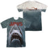 JAWS/POSTER (FRONT/BACK PRINT) -  S/S ADULT POLY CREW - MULTI