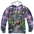 JURASSIC PARK/WELCOME TO THE PARK (FRONT/BACK PRINT) - ADULT POLY PULLOVER HOODIE - MULTI
