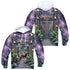 JURASSIC PARK/WELCOME TO THE PARK (FRONT/BACK PRINT) - ADULT POLY PULLOVER HOODIE - MULTI