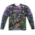 JURASSIC PARK/WELCOME TO THE PARK (FRONT/BACK PRINT) - L/S ADULT POLY CREW  - MULTI