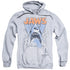 JAWS/COMIC SPLASH - ADULT PULLOVER HOODIE - ATHLETIC HEATHER