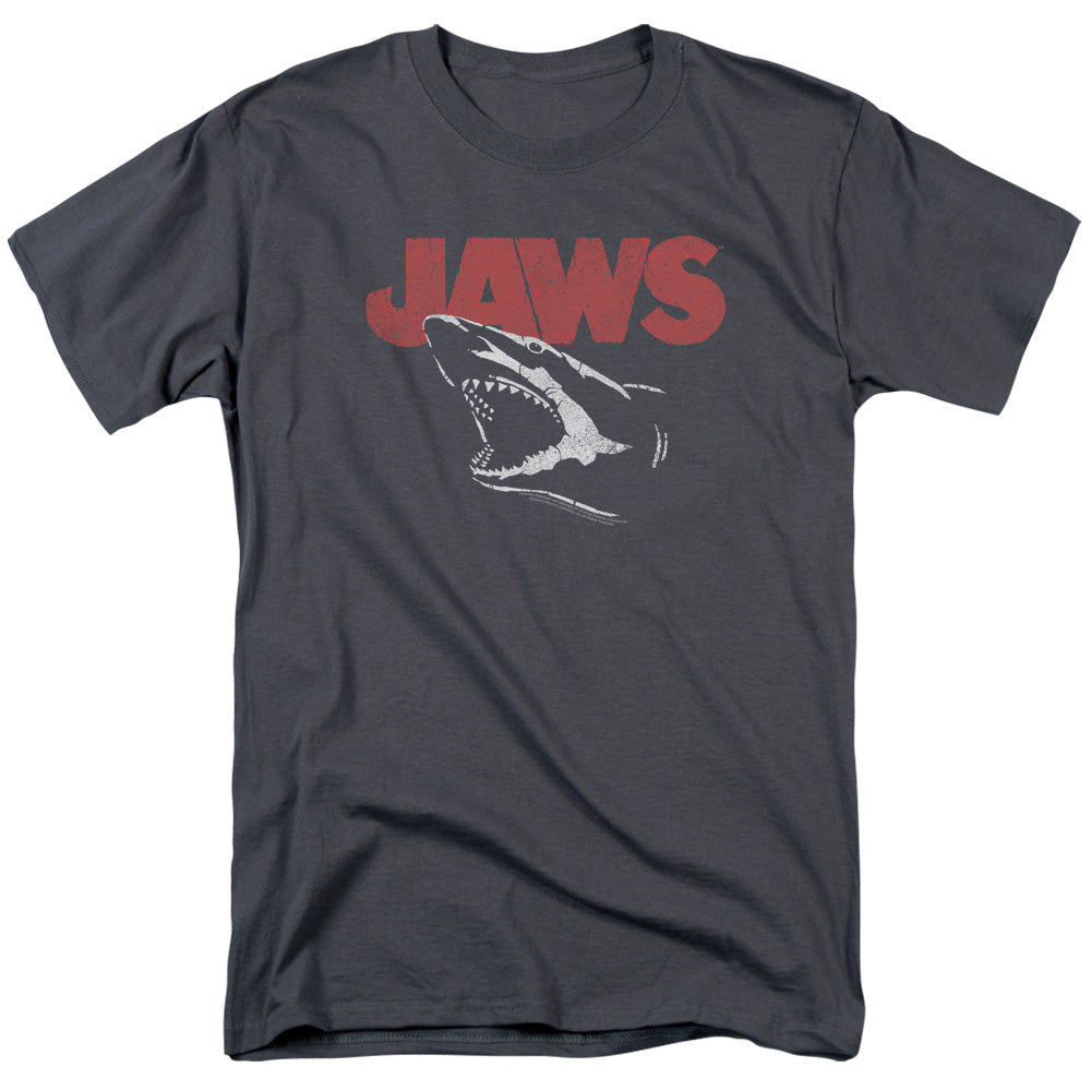 JAWS/CRACKED JAW - S/S ADULT 18/1  -  CHARCOAL