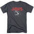 JAWS/CRACKED JAW - S/S ADULT 18/1  -  CHARCOAL