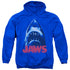 JAWS/FROM BELOW - ADULT PULLOVER HOODIE - ROYAL BLUE