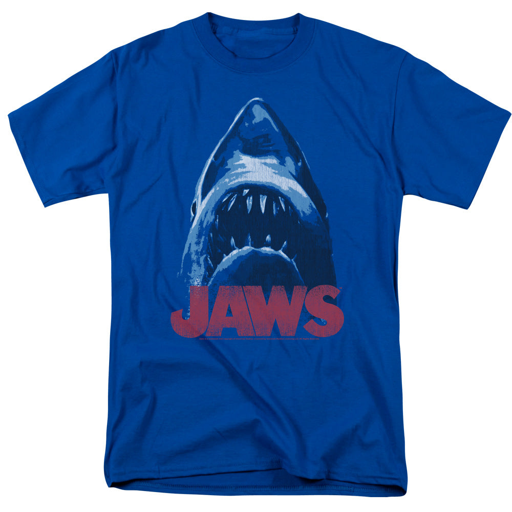 JAWS/FROM BELOW - S/S ADULT 18/1  -  ROYAL BLUE