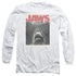 JAWS/CLASSIC FEAR -  L/S ADULT 18/1  - WHITE