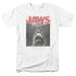JAWS/CLASSIC FEAR - S/S ADULT 18/1  -  WHITE