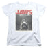 JAWS/CLASSIC FEAR - S/S WOMENS TEE - WHITE