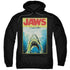JAWS/BRIGHT JAWS - ADULT PULLOVER HOODIE - BLACK