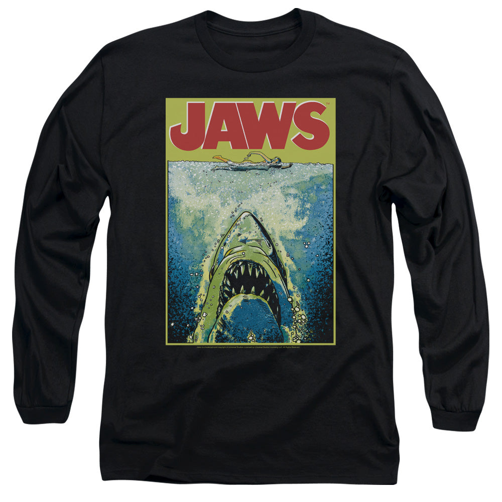 JAWS/BRIGHT JAWS -  L/S ADULT 18/1  - BLACK