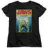 JAWS/BRIGHT JAWS - S/S WOMENS TEE - BLACK