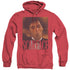 SCARFACE/SMOKING CIGAR - ADULT HEATHER HOODIE - RED