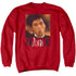 SCARFACE/SMOKING CIGAR - ADULT CREWNECK SWEATSHIRT - RED