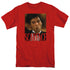 SCARFACE/SMOKING CIGAR - S/S ADULT 18/1 - RED