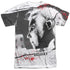 HALLOWEEN II/MYERS MASK (FRONT/BACK PRINT) - S/S ADULT POLY CREW - MULTI