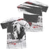 HALLOWEEN II/MYERS MASK (FRONT/BACK PRINT) - S/S ADULT POLY CREW - MULTI