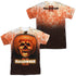 HALLOWEEN II/PUMPKIN SKULL (FRONT/BACK PRINT) - S/S ADULT POLY CREW - MULTI