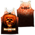 HALLOWEEN II/PUMPKIN SKULL (FRONT/BACK PRINT) - ADULT POLY TANK TOP - MULTI