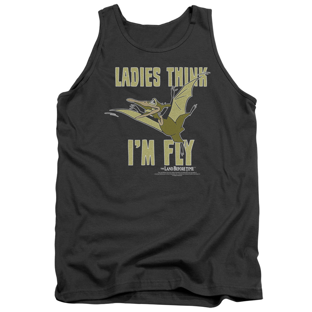 LAND BEFORE TIME/IM FLY - ADULT TANK - CHARCOAL