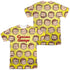 CURIOUS GEORGE/CURIOUS FACES (FRONT/BACK PRINT) - S/S ADULT POLY CREW - MULTI