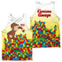 CURIOUS GEORGE/BUILDING BLOCKS (FRONT/BACK PRINT) - ADULT POLY TANK TOP - MULTI