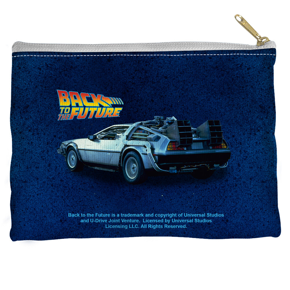 BACK TO THE FUTURE/DELOREAN - STRAIGHT BOTTOM ACCESSORY POUCH