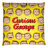 CURIOUS GEORGE/HEADS - THROW PILLOW