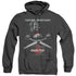 CHILDS PLAY 2/JACK POSTER - ADULT HEATHER HOODIE - BLACK