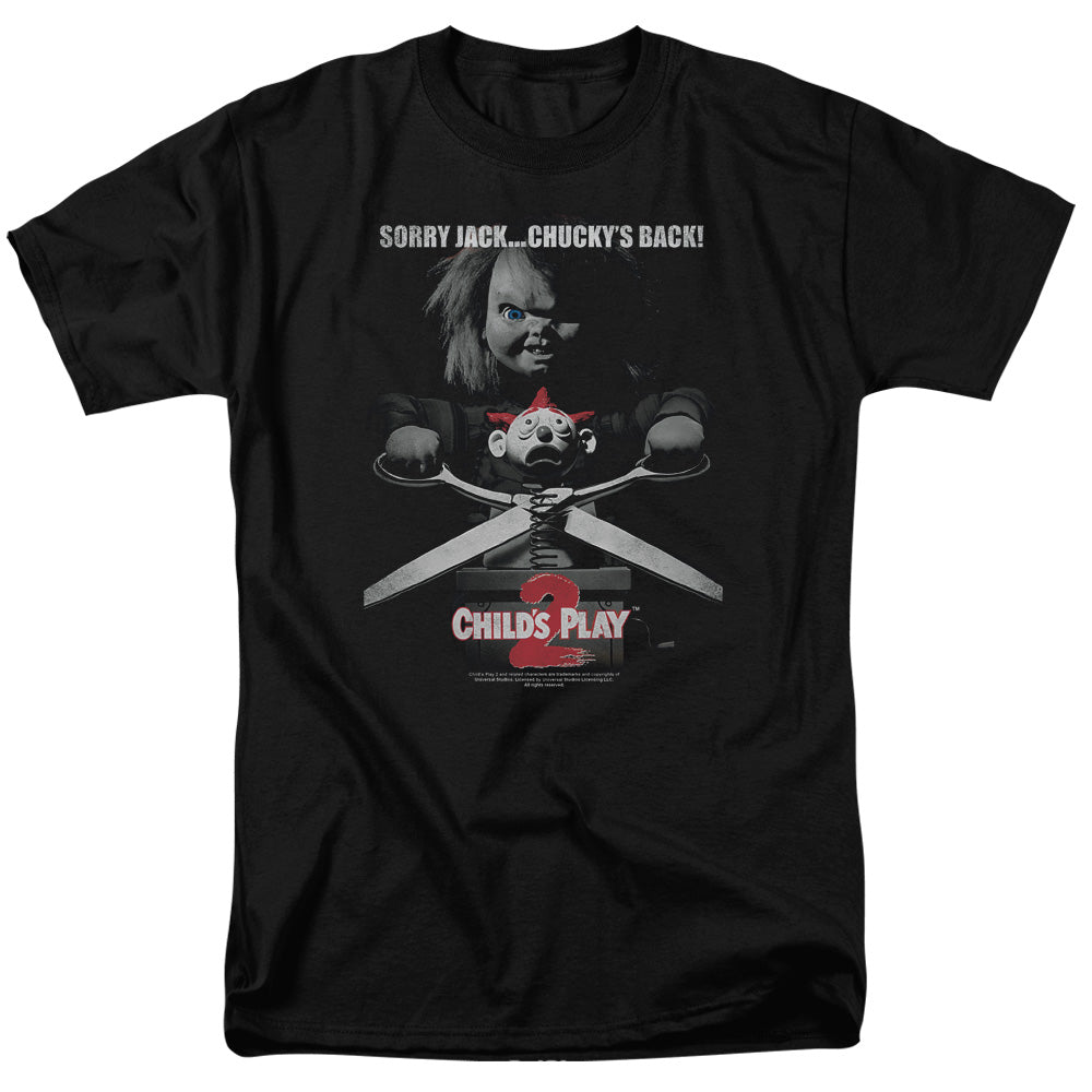 CHILDS PLAY 2/JACK POSTER - S/S ADULT 18/1 - BLACK