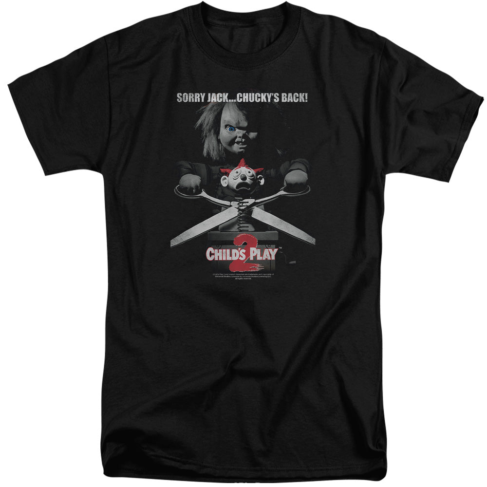 CHILDS PLAY 2/JACK POSTER - S/S ADULT TALL 18/1 - BLACK