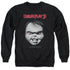 CHILDS PLAY 3/FACE POSTER - ADULT CREWNECK SWEATSHIRT - BLACK