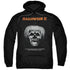 HALLOWEEN II/PUMPKIN POSTER - ADULT PULLOVER HOODIE - BLACK