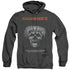 HALLOWEEN II/PUMPKIN POSTER - ADULT HEATHER HOODIE - BLACK