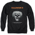 HALLOWEEN II/PUMPKIN POSTER - ADULT CREWNECK SWEATSHIRT - BLACK