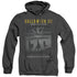 HALLOWEEN III/KIDS POSTER - ADULT HEATHER HOODIE - BLACK