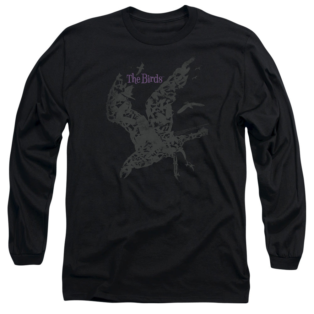 BIRDS/POSTER - L/S ADULT 18/1 - BLACK