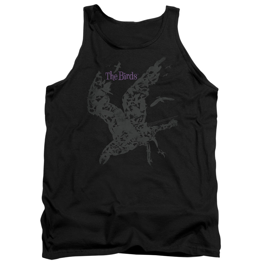 BIRDS/POSTER - ADULT TANK - BLACK